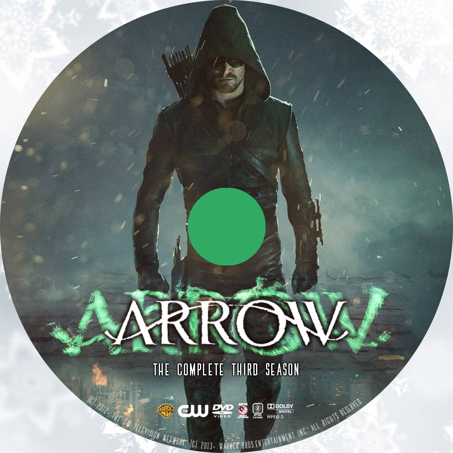 Arrow アロー シーズン3 4 汎用 Snowの海外ドラマ ラベル