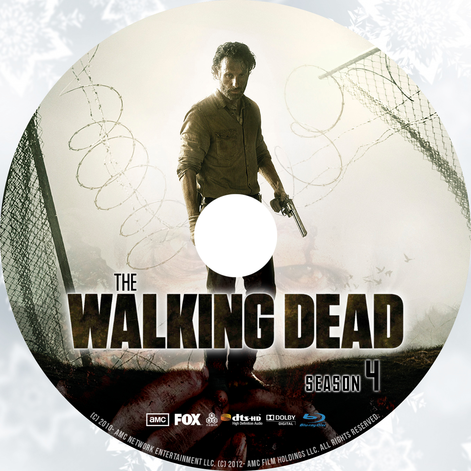 The Walking Dead ウォーキング デッド シーズン3 4 汎用 Snowの海外ドラマ ラベル