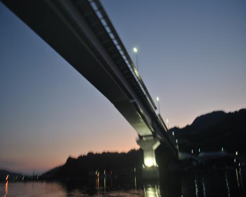 九島大橋通過