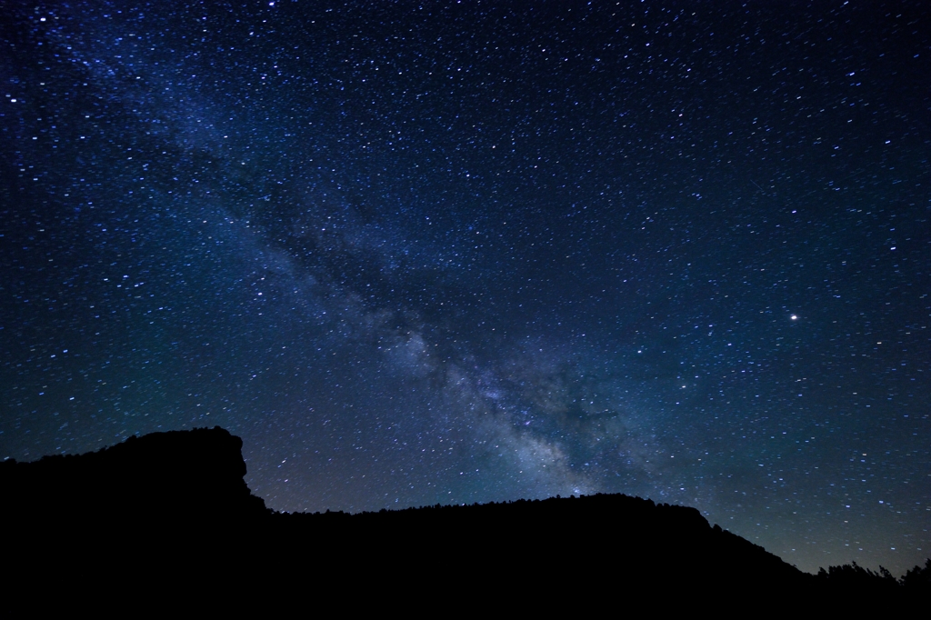 ボイントンキャニオンの星空 Starry sky over the Boynton Canyon