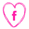 Free facebook pink heart social media icon