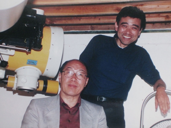 1995頃_大石先生と_大平観測所