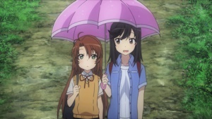 小鞠と相合い傘
