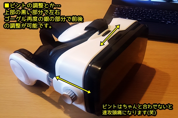 3D VRゴーグル 3Dヘッドセット Virtoba X5 VR BOX