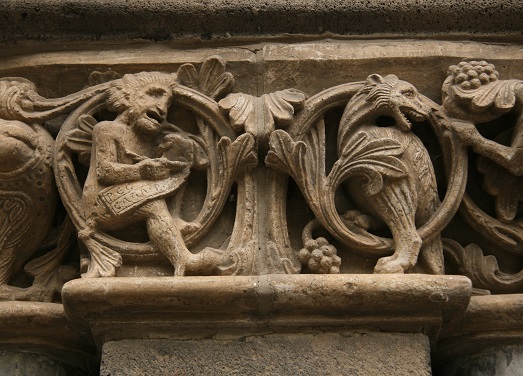 Carving from Maria Laach Abbey, in the Eifel, Rhineland