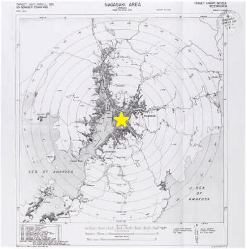 爆撃目標地図　（1945年４月作成）